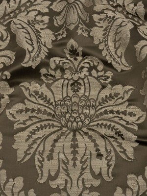 Drapery Jacquard – Fawn Leafy Damask – British Imported Drapery Jacquard – Fawn Leafy Damask – British Imported