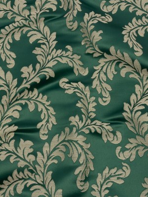 Drapery Jacquard – Emerald Elegant Ferns – British Imported Drapery Jacquard – Emerald Elegant Ferns – British Imported