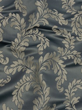 Drapery Jacquard – Graphite Elegant Ferns – British Imported Drapery Jacquard – Graphite Elegant Ferns – British Imported