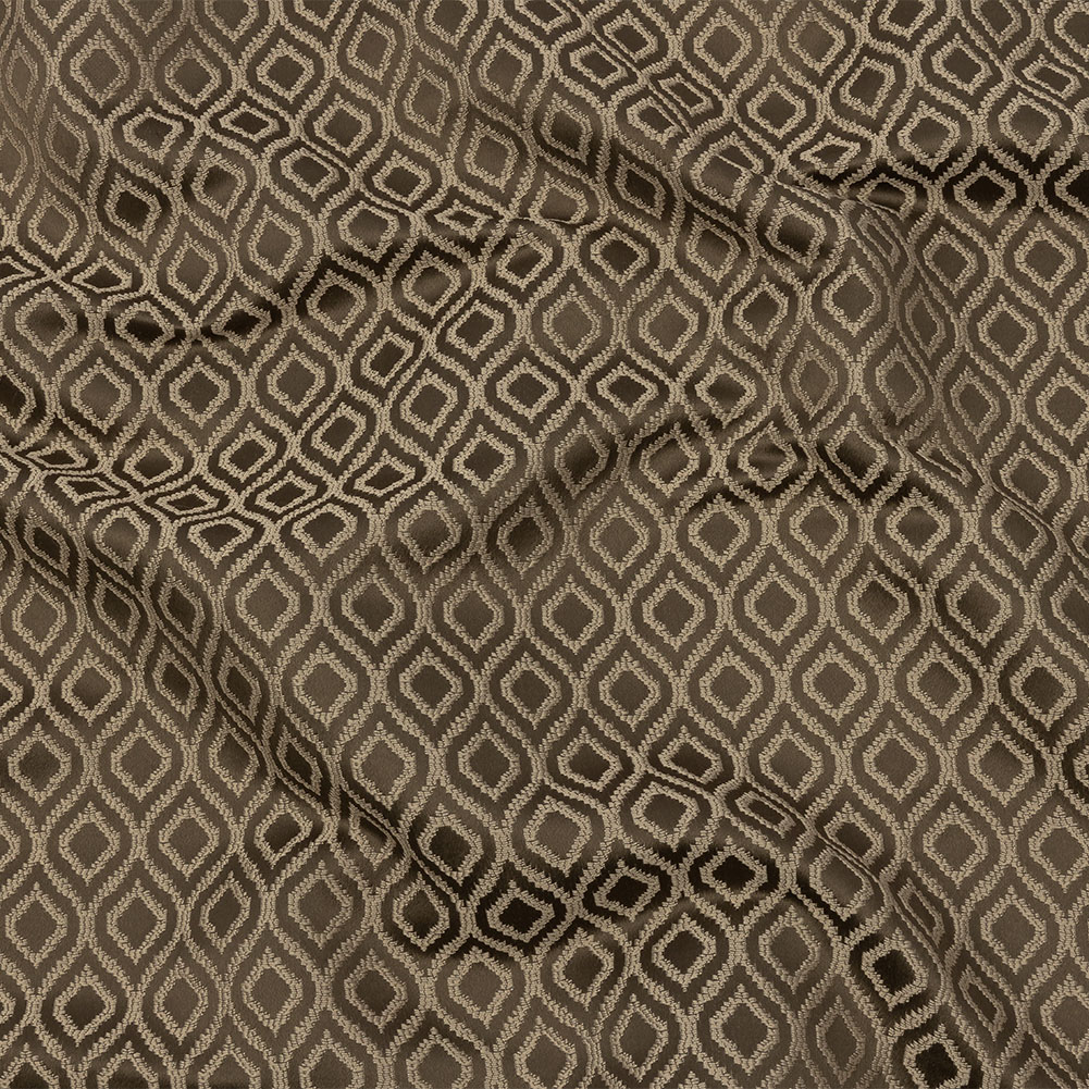Drapery Jacquard – Fawn Simple Ogees – British Imported Drapery Jacquard – Fawn Simple Ogees – British Imported