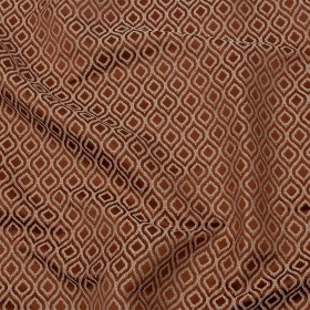 Drapery Jacquard – Rust Simple Ogees – British Imported Drapery Jacquard – Rust Simple Ogees – British Imported