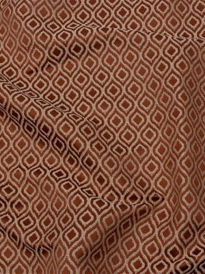 Drapery Jacquard – Rust Simple Ogees – British Imported Drapery Jacquard – Rust Simple Ogees – British Imported