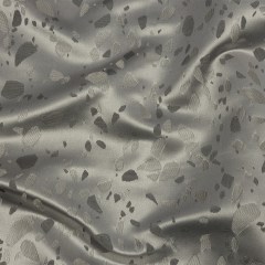 Metallic Satin-Faced Drapery Jacquard – Platinum Pebbles – British Imported Metallic Satin-Faced Drapery Jacquard – Platinum Pebbles – British Imported