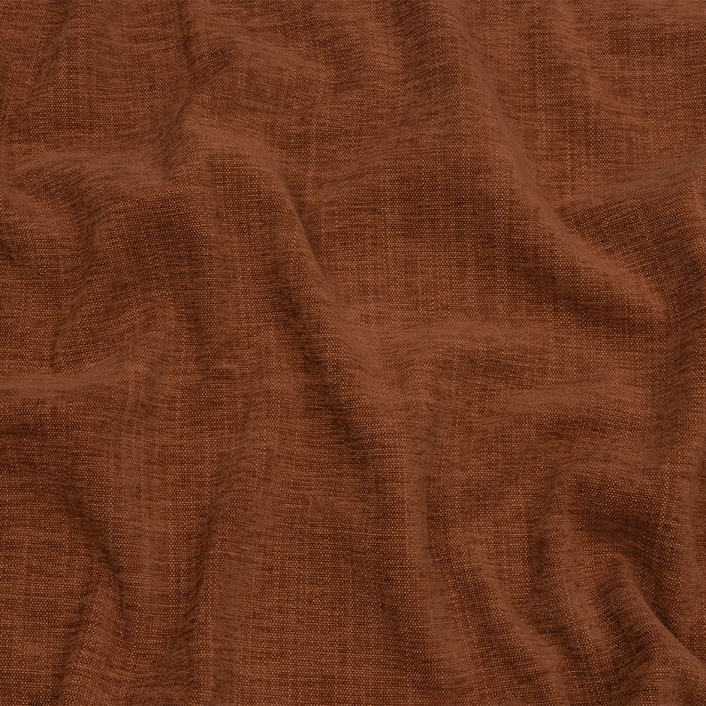 Polyester Upholstery Chenille – Rust – British Imported Polyester Upholstery Chenille – Rust – British Imported