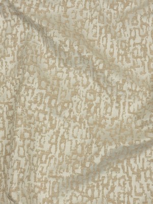 Cotton and Recycled Polyester Drapery Jacquard – Champagne Bark-Like Abstract – British Imported Cotton and Recycled Polyester Drapery Jacquard – Champagne Bark-Like Abstract – British Imported