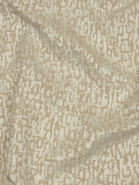 Cotton and Recycled Polyester Drapery Jacquard – Champagne Bark-Like Abstract – British Imported Cotton and Recycled Polyester Drapery Jacquard – Champagne Bark-Like Abstract – British Imported