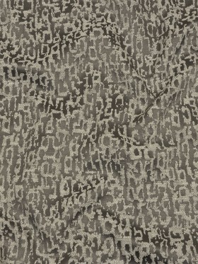 Cotton and Recycled Polyester Drapery Jacquard – Graphite Bark-Like Abstract – British Imported Cotton and Recycled Polyester Drapery Jacquard – Graphite Bark-Like Abstract – British Imported