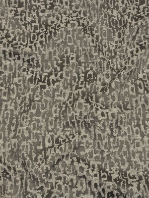 Cotton and Recycled Polyester Drapery Jacquard – Graphite Bark-Like Abstract – British Imported Cotton and Recycled Polyester Drapery Jacquard – Graphite Bark-Like Abstract – British Imported