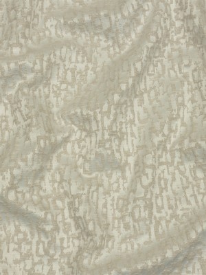 Cotton and Recycled Polyester Drapery Jacquard – Ivory Bark-Like Abstract – British Imported Cotton and Recycled Polyester Drapery Jacquard – Ivory Bark-Like Abstract – British Imported