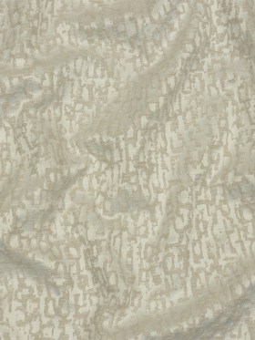 Cotton and Recycled Polyester Drapery Jacquard – Ivory Bark-Like Abstract – British Imported Cotton and Recycled Polyester Drapery Jacquard – Ivory Bark-Like Abstract – British Imported