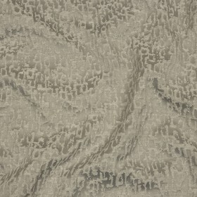 Cotton and Recycled Polyester Drapery Jacquard – Silver Bark-Like Abstract – British Imported Cotton and Recycled Polyester Drapery Jacquard – Silver Bark-Like Abstract – British Imported