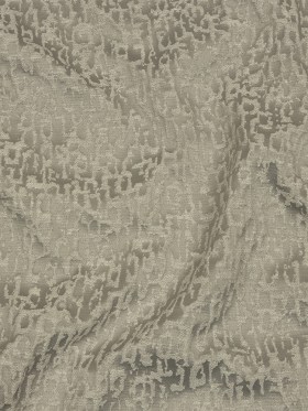 Cotton and Recycled Polyester Drapery Jacquard – Silver Bark-Like Abstract – British Imported Cotton and Recycled Polyester Drapery Jacquard – Silver Bark-Like Abstract – British Imported