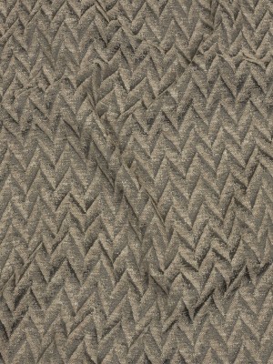 Cotton and Recycled Polyester Drapery Jacquard – Mole Distressed Zig Zags – British Imported Cotton and Recycled Polyester Drapery Jacquard – Mole Distressed Zig Zags – British Imported