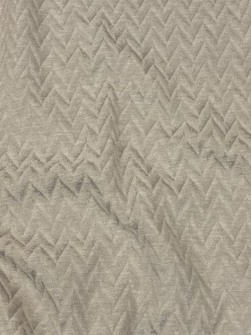 Cotton and Recycled Polyester Drapery Jacquard – Silver Distressed Zig Zags – British Imported Cotton and Recycled Polyester Drapery Jacquard – Silver Distressed Zig Zags – British Imported