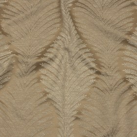 Cotton and Recycled Polyester Drapery Jacquard – Caramel Leaf Chains – British Imported Cotton and Recycled Polyester Drapery Jacquard – Caramel Leaf Chains – British Imported