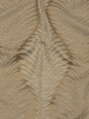 Cotton and Recycled Polyester Drapery Jacquard – Caramel Leaf Chains – British Imported Cotton and Recycled Polyester Drapery Jacquard – Caramel Leaf Chains – British Imported