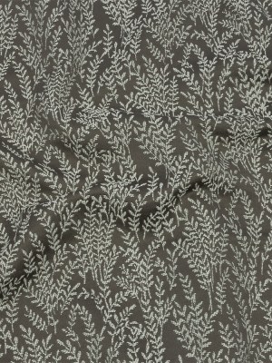 Drapery Jacquard – Grey Little Leaves – British Imported Drapery Jacquard – Grey Little Leaves – British Imported