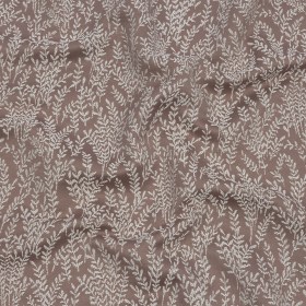 Drapery Jacquard – Mauve Little Leaves – British Imported Drapery Jacquard – Mauve Little Leaves – British Imported