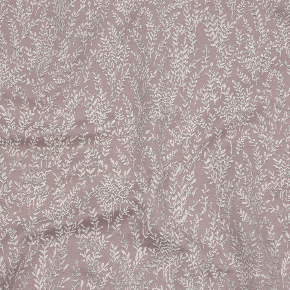 Drapery Jacquard – Orchid Little Leaves – British Imported Drapery Jacquard – Orchid Little Leaves – British Imported