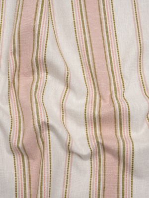 Cotton and Recycled Polyester Woven – Blush Tactile Stripes – British Imported Cotton and Recycled Polyester Woven – Blush Tactile Stripes – British Imported