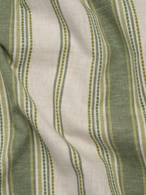 Cotton and Recycled Polyester Woven – Olive Tactile Stripes – British Imported Cotton and Recycled Polyester Woven – Olive Tactile Stripes – British Imported