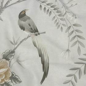 Cotton Canvas Print – Dove Birds in the Garden – British Imported Cotton Canvas Print – Dove Birds in the Garden – British Imported
