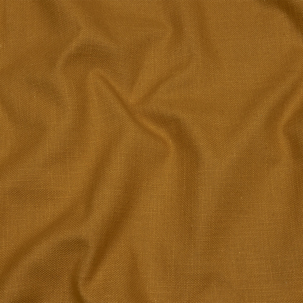Heavyweight Linen Woven – Ochre – British Imported Heavyweight Linen Woven – Ochre – British Imported