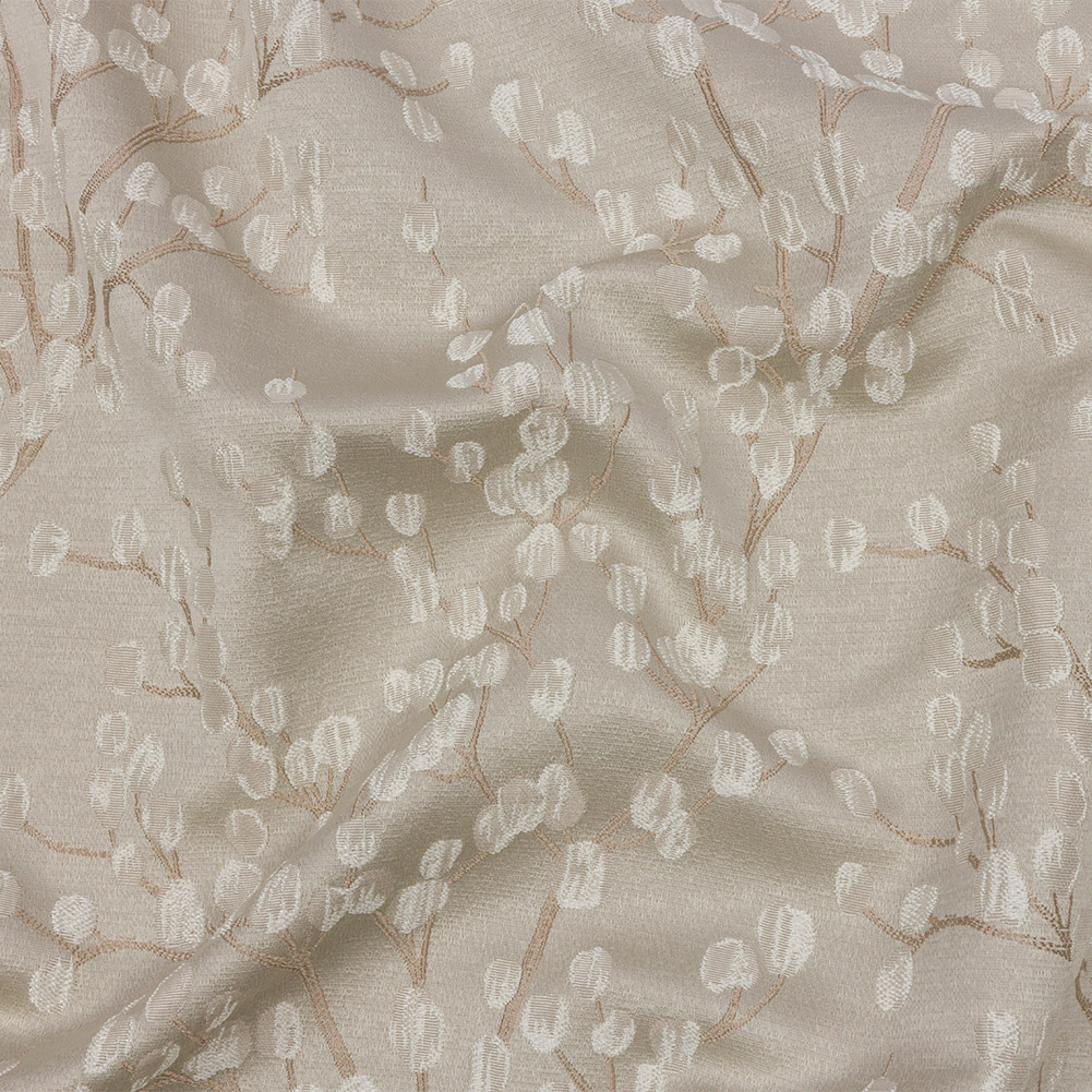 Drapery Jacquard – Sesame Prairie Willow – British Imported Drapery Jacquard – Sesame Prairie Willow – British Imported