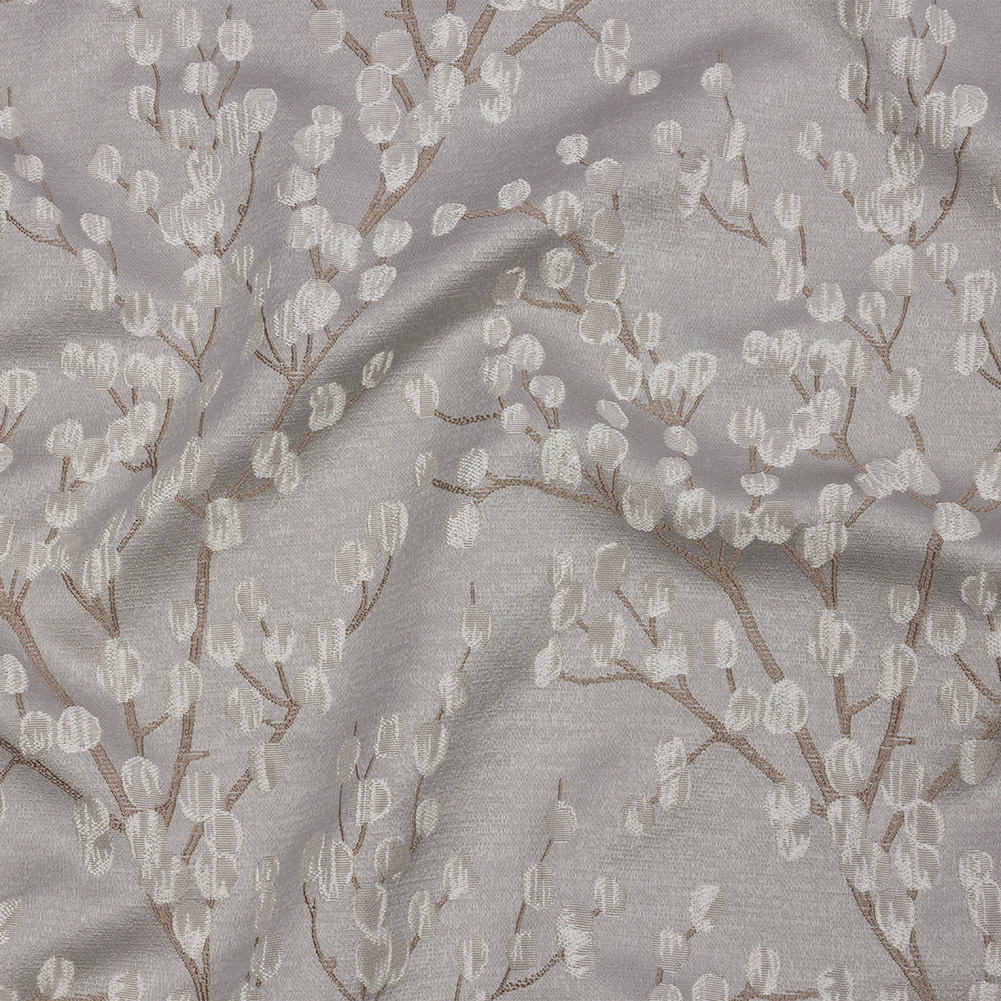 Drapery Jacquard – Silver Prairie Willow – British Imported Drapery Jacquard – Silver Prairie Willow – British Imported