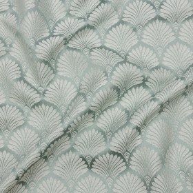 Drapery Jacquard – Mineral Palm Fans – British Imported Drapery Jacquard – Mineral Palm Fans – British Imported