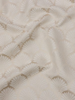 Drapery Jacquard – Oyster Palm Fans – British Imported Drapery Jacquard – Oyster Palm Fans – British Imported
