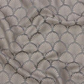 Drapery Jacquard – Shadow Palm Fans – British Imported Drapery Jacquard – Shadow Palm Fans – British Imported