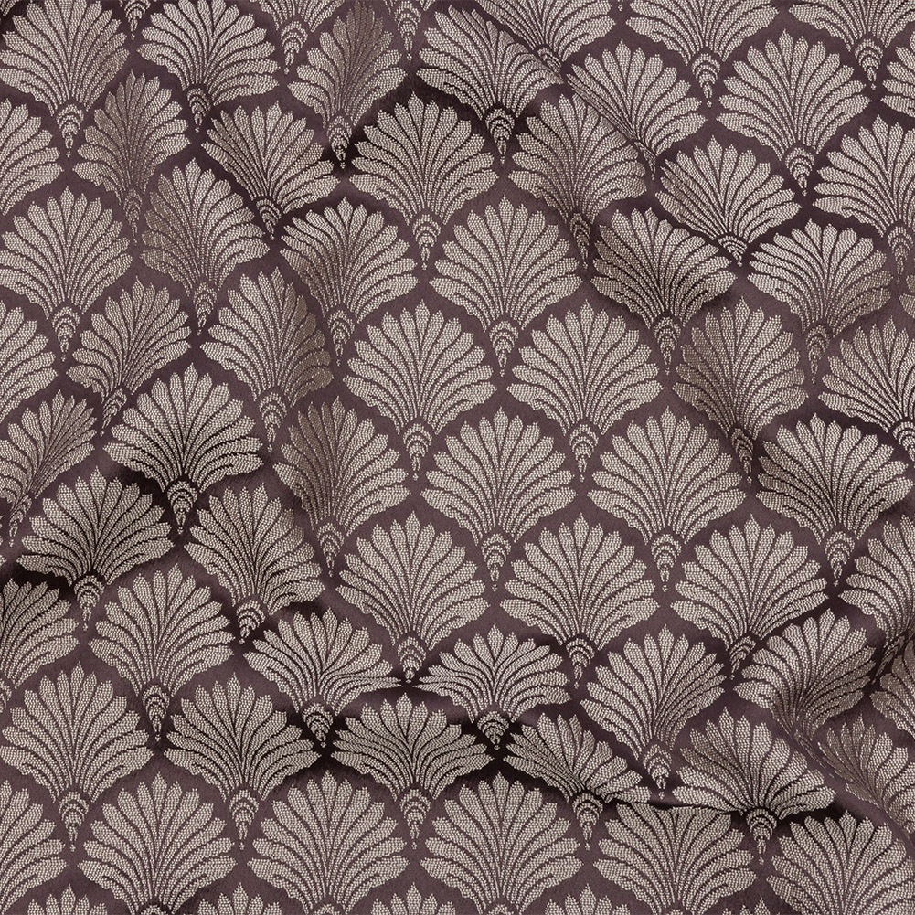 Drapery Jacquard – Thistle Palm Fans – British Imported Drapery Jacquard – Thistle Palm Fans – British Imported