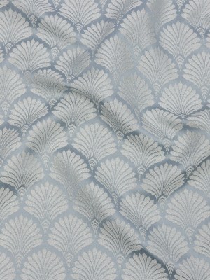 Drapery Jacquard – Wedgewood Palm Fans – British Imported Drapery Jacquard – Wedgewood Palm Fans – British Imported