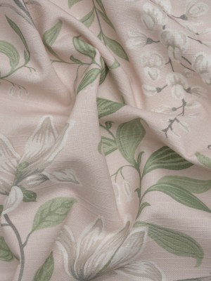 Cotton Canvas Print – Blush Garden Growth – British Imported Cotton Canvas Print – Blush Garden Growth – British Imported