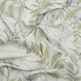 Cotton Canvas Print – Sage Garden Growth – British Imported Cotton Canvas Print – Sage Garden Growth – British Imported