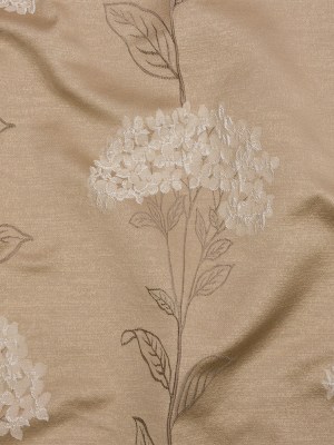Drapery Jacquard – Caramel Hydrangea Stems – British Imported Drapery Jacquard – Caramel Hydrangea Stems – British Imported