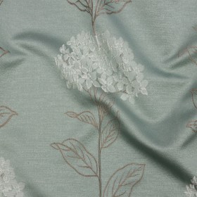 Drapery Jacquard – Mineral Hydrangea Stems – British Imported Drapery Jacquard – Mineral Hydrangea Stems – British Imported