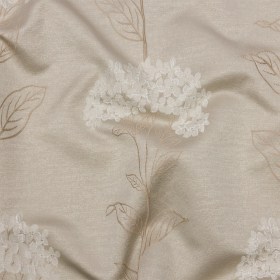 Drapery Jacquard – Sesame Hydrangea Stems – British Imported Drapery Jacquard – Sesame Hydrangea Stems – British Imported