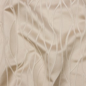 Satin-Faced Drapery Jacquard – Oyster Rippling Lines – British Imported Satin-Faced Drapery Jacquard – Oyster Rippling Lines – British Imported
