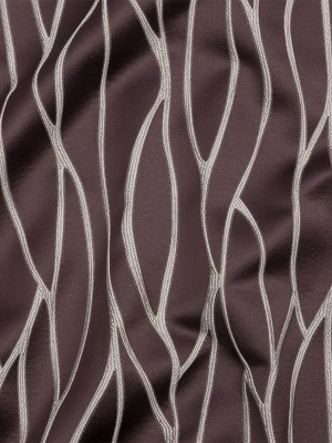 Satin-Faced Drapery Jacquard – Thistle Rippling Lines – British Imported Satin-Faced Drapery Jacquard – Thistle Rippling Lines – British Imported