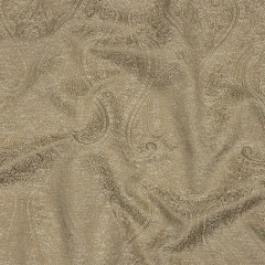 Cotton and Recycled Polyester Drapery Jacquard – Caramel Delicate Paisley – British Imported Cotton and Recycled Polyester Drapery Jacquard – Caramel Delicate Paisley – British Imported