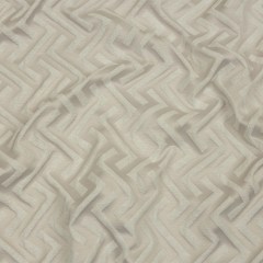 Cotton and Recycled Polyester Drapery Jacquard – Pearl Broken Chevrons – British Imported Cotton and Recycled Polyester Drapery Jacquard – Pearl Broken Chevrons – British Imported