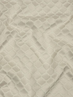Cotton and Recycled Polyester Drapery Jacquard – Pearl Fancy Little Ogees – British Imported Cotton and Recycled Polyester Drapery Jacquard – Pearl Fancy Little Ogees – British Imported