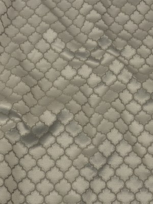 Cotton and Recycled Polyester Drapery Jacquard – Slate Fancy Little Ogees – British Imported Cotton and Recycled Polyester Drapery Jacquard – Slate Fancy Little Ogees – British Imported