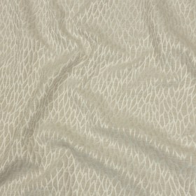 Recycled Polyester Drapery Jacquard – Ivory Stepping Stones – British Imported Recycled Polyester Drapery Jacquard – Ivory Stepping Stones – British Imported