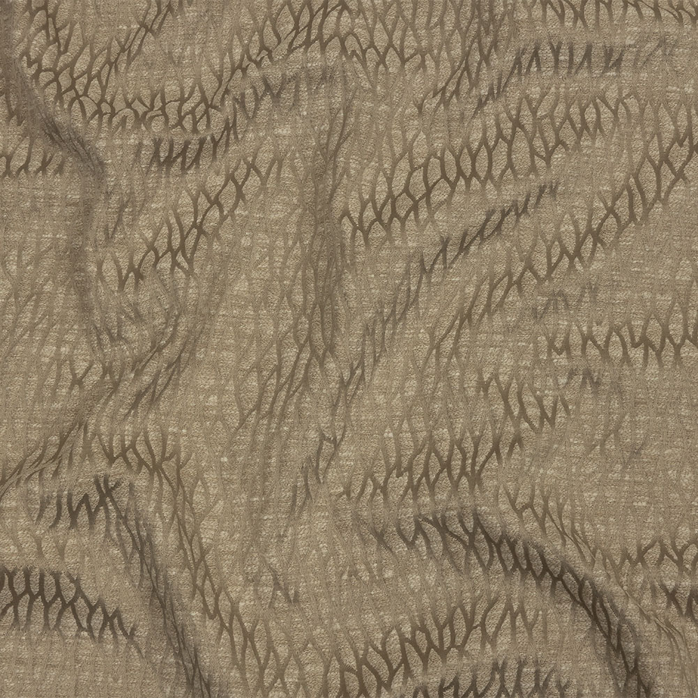 Recycled Polyester Drapery Jacquard – Latte Stepping Stones – British Imported Recycled Polyester Drapery Jacquard – Latte Stepping Stones – British Imported