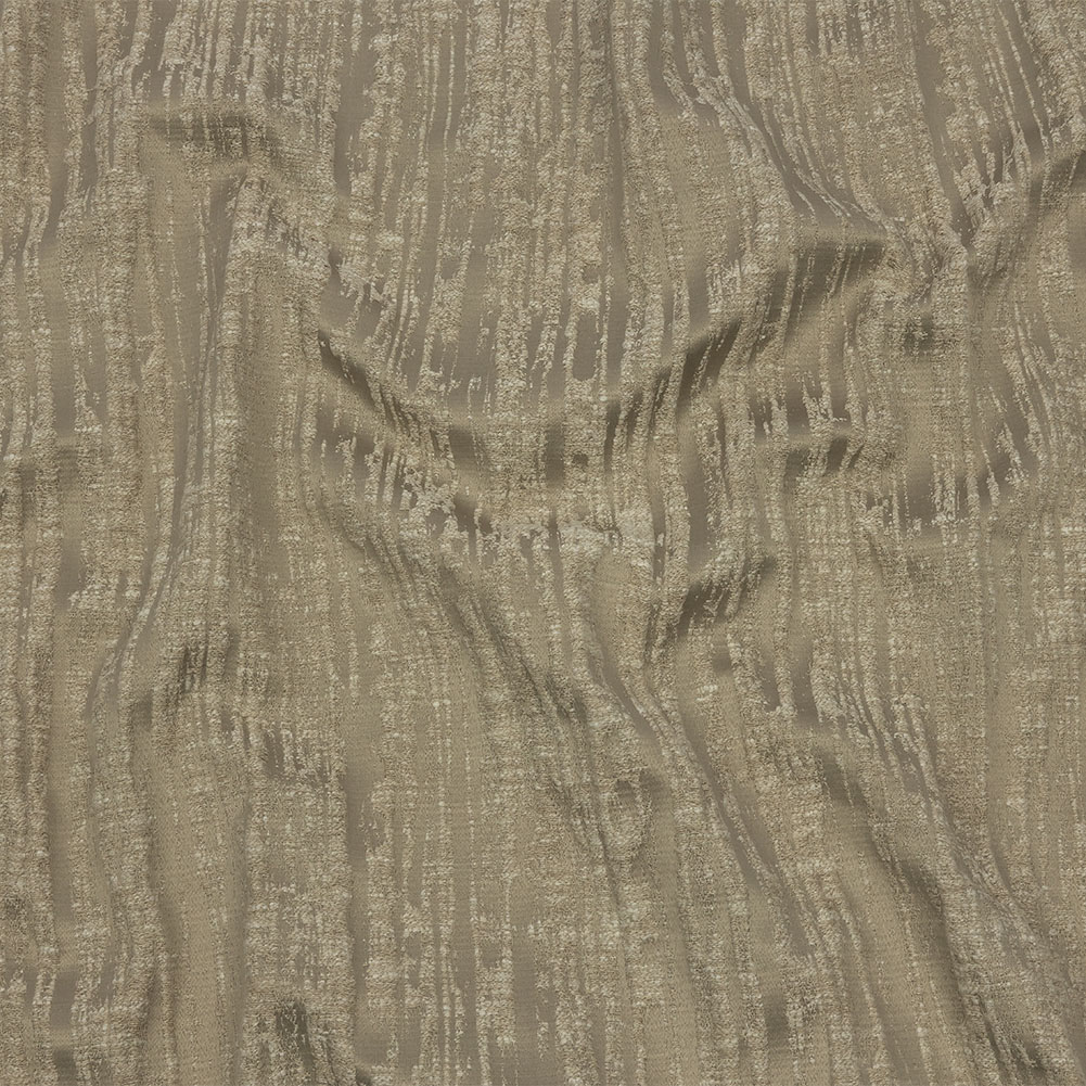Recycled Polyester Drapery Jacquard – Latte Striated – British Imported Recycled Polyester Drapery Jacquard – Latte Striated – British Imported