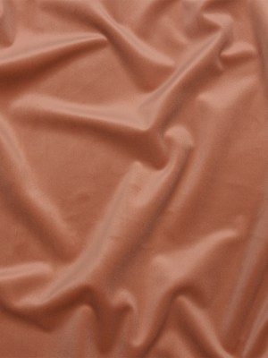 Lush Polyester Drapery Velvet – Terracotta – British Imported Lush Polyester Drapery Velvet – Terracotta – British Imported