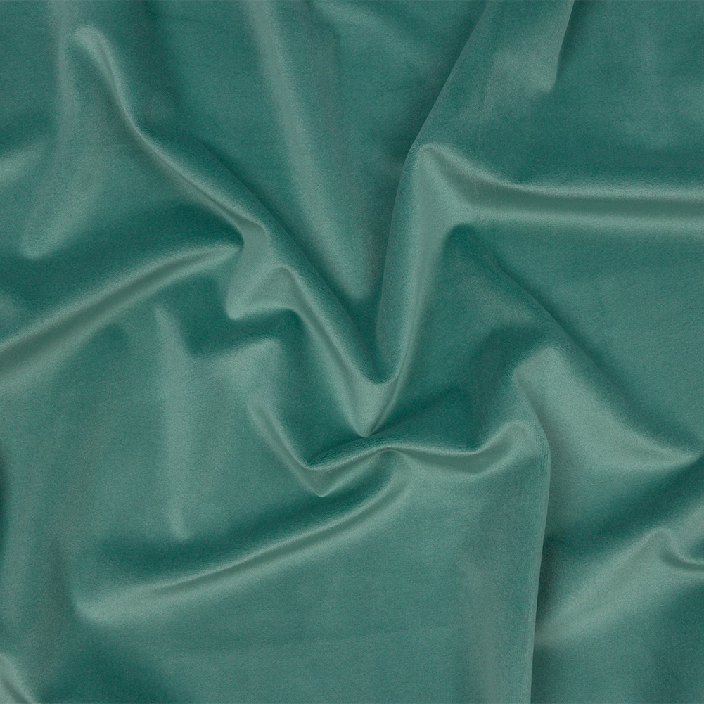 Lush Polyester Drapery Velvet – Verdigris – British Imported Lush Polyester Drapery Velvet – Verdigris – British Imported